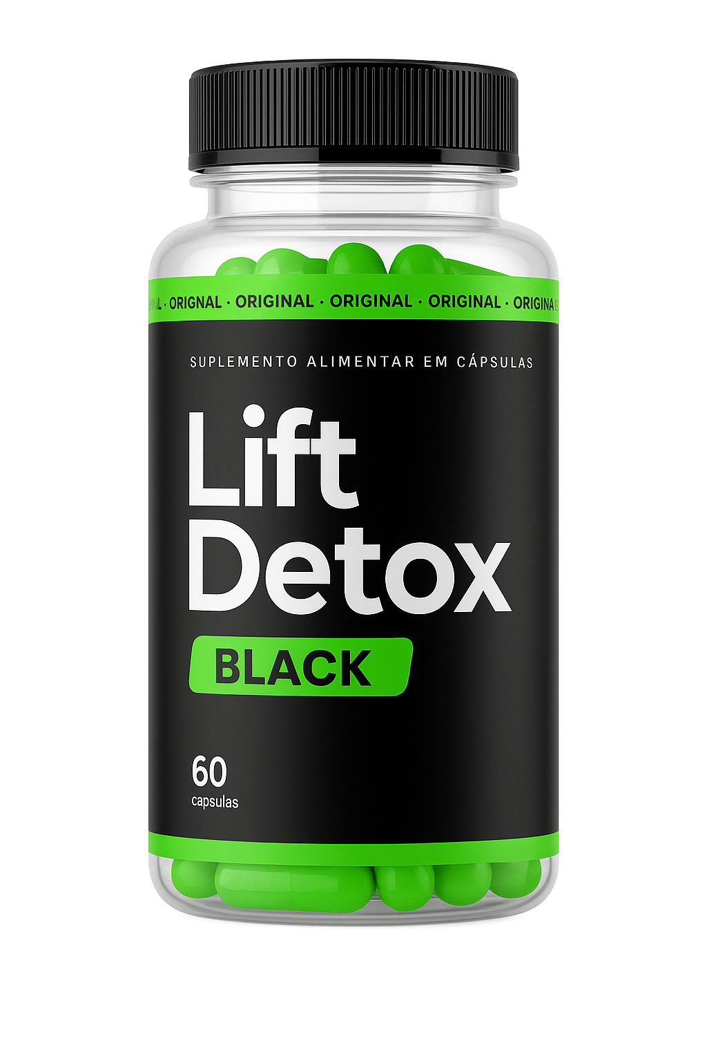Lift Detox Black: suplemento natural que acelera o metabolismo, reduz inchaço e auxilia no emagrecimento saudável.